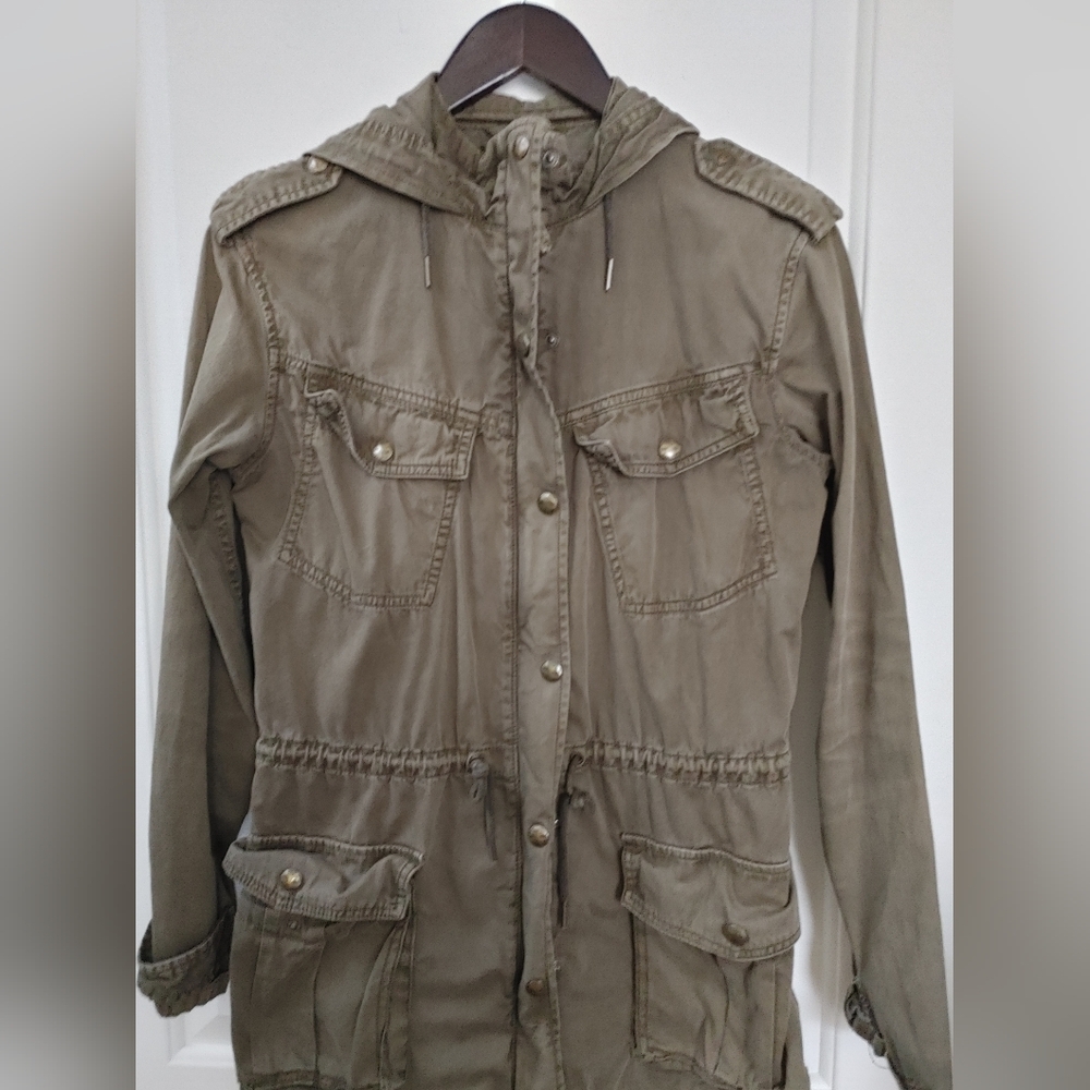 Aritzia Talula Army Green Utility Jacket ~ Size XXS